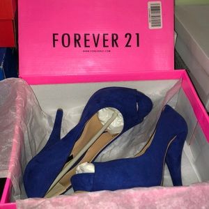 Forever 21, peek toe heels.